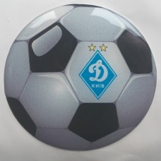 Наклейка силиконовая Футбольный мяч Динамо