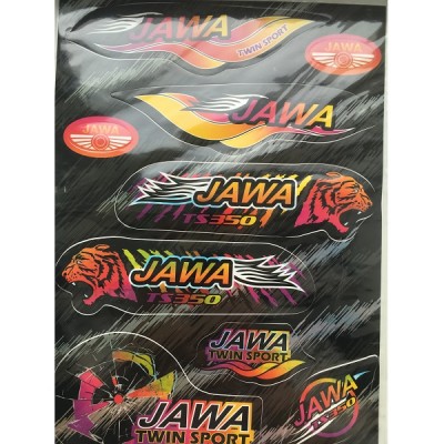 Набор наклеек Jawa цветных