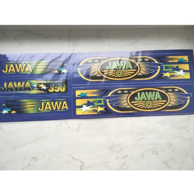 Набор наклеек Jawa синих