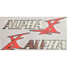 Наклейка бака Alpha