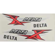 Наклейка бардачка Delta