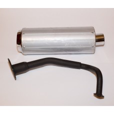 Труба выхлопная с коленом GY6 50-80